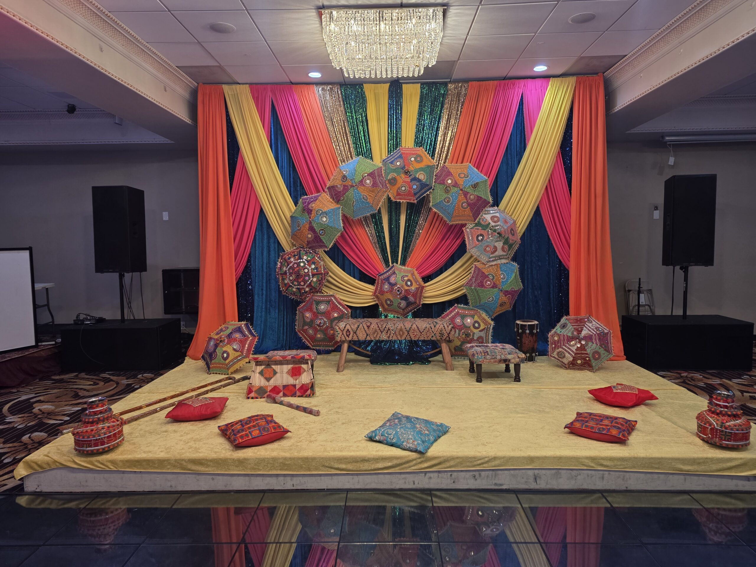 Grand - Mehendi _ Sangeet Ceremony Decoration