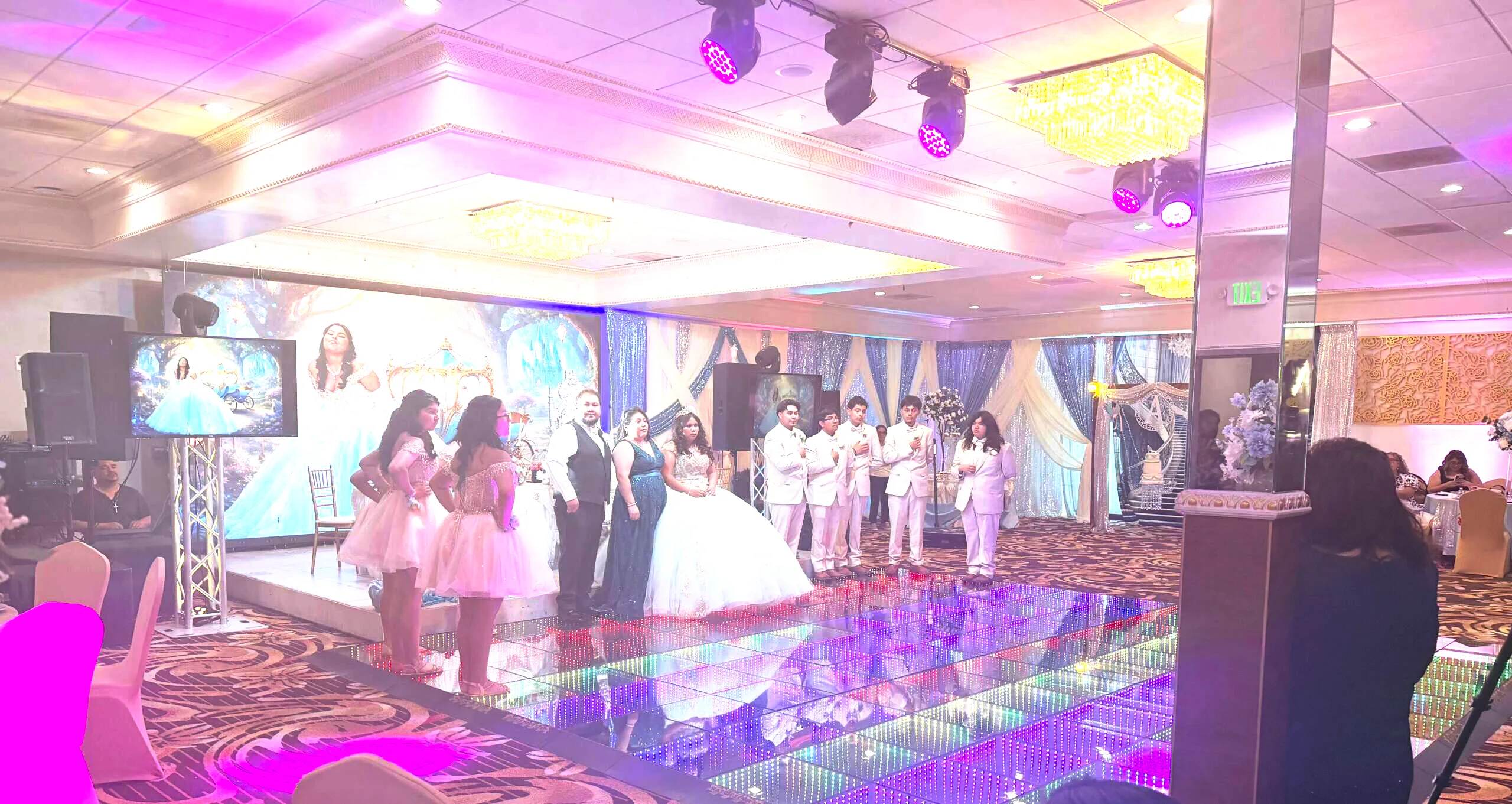 A real Quinceañera celebration at Shubham Halls